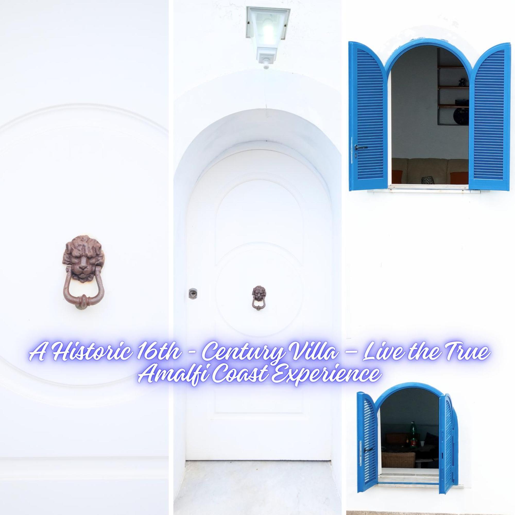 La Saracena-Traditional Amalfi Villa With Sea View 外观 照片